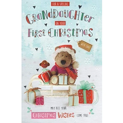 Image of For A special Granddaughter on your 1st Christmas Card ICG