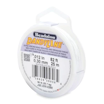 Image of Beadalon 0.30 mm 25 m Dandyline, White
