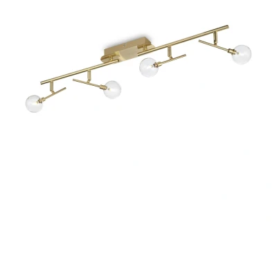 Image of Maracas 4 Light Ceiling Antique Brass