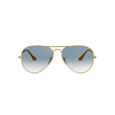 Image of Ray Ban 0rb3025 Aviator Large Metal Sunglasses, Gold (001/3F 001/3F)