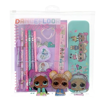 Image of LOL Surprise Large Stationery Set New Let’s Dance Design Stationary Colouring School Supplies Dolls