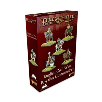 Image of Warlord Games Royalist Commanders Epic Scale Miniatures for Pike &amp; Shotte Highly Detailed English Civil Wars Table top Wargaming
