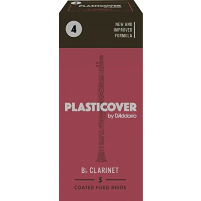 Image of Rico Plasticover 4.0 Strength Reeds for Bb Clarinet (Pack of 5)
