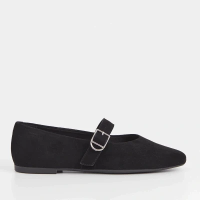 Image of Vagabond Jolin Ankle strap ballet pumps, Women&#039;s, Size: 3, Black Suede