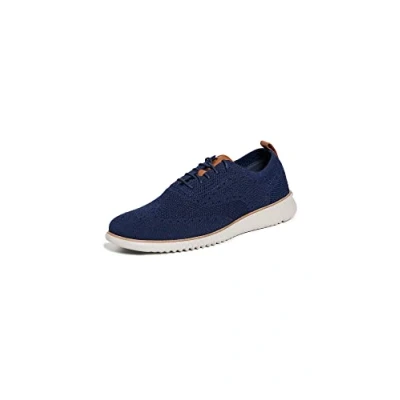 Image of Cole Haan 2.0 Zerogrand Stitchlite, Men&#039;s Oxford Lace Up Shoes, Blue (Marine Blue/Vp Gry Marine Gry), 7 UK (41 EU)