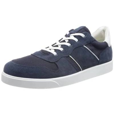 Image of ECCO Men&#039;s Street LITE M Shoe, Marine Night Sky Shadow White White, 7 UK