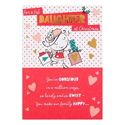 Image of Hallmark Daughter Christmas Card &#039;So Sweet&#039; Medium