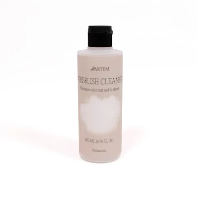 Image of Hartem Airbrush Cleaner 200 ml (6.76 Fl Oz) with Anti Spill Cap Removes Dried Paint, Prevents Clogging and Lubricates Mechanisms Without Deterioration
