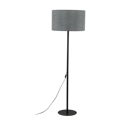 Image of Earth Floor Lamp With Shade Black, Graphite Glass 1xE27