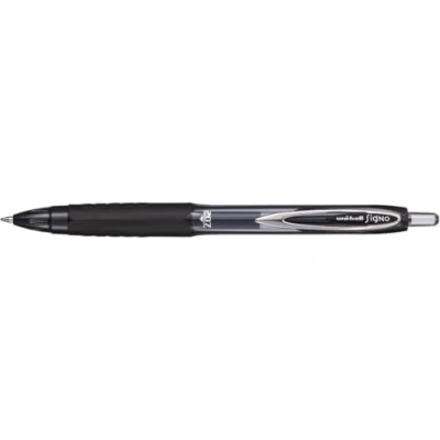 Image of Uni Ball Rollerball Gel Ink Signo UMN 207E Black 0.7mm Box 12 pcs