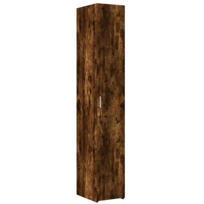 Image of vidaXL Highboard Smoked Oak 30x42.5x185 cm Engineered Wood