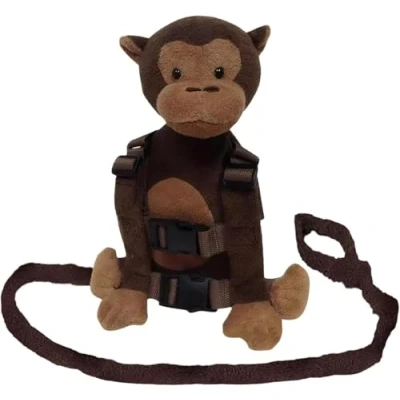 Image of Baby Anti Lost Bag,LouisaYork Toddler Cartoon Animal Backpack,Monkey,Baby Safety Harness with Leash Strap for 1 3 Year Old Children’s Walking