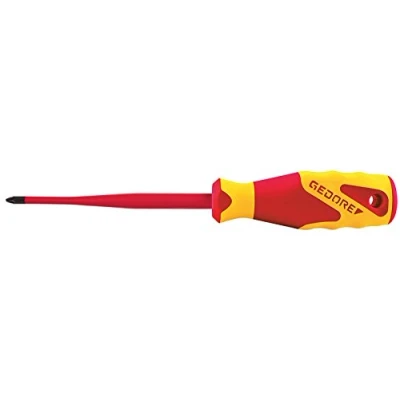 Image of Gedore VDE Slim Screwdriver SL/PZ 2 2164 SL/PH2
