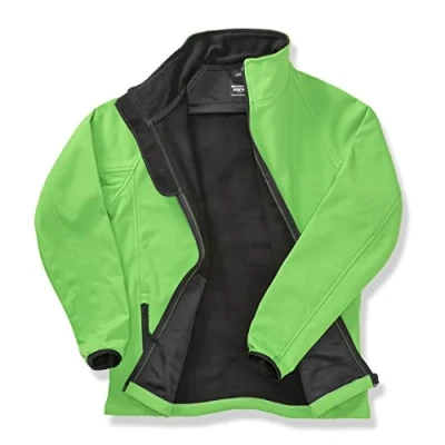 Image of Result R231M Printable Softshell Jacket Vivid Green, 2X Large