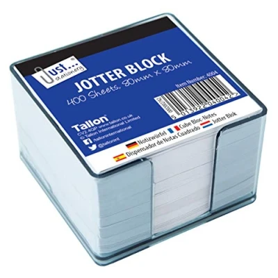 Image of Just stationery 400 Sheet Jotter Block in,80mm x 80mm