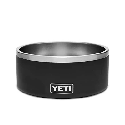 Image of YETI Boomer, Stainless Steel, Non Slip Dog Bowl, Black, 8