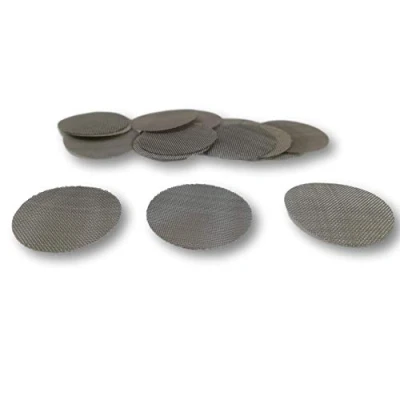 Image of EKNA Universal Steel Inserts 15 mm Fine Vaporizer Sieves Pack of 100 Filter Screen (100x, Fine)