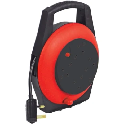 Image of Eagle 4 Gang Rounded Cassette Extension Reel Red/Black (5 Metre)