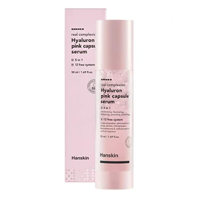 Image of Hanskin Real Complexion Hyaluron Pink Capsule Serum 50ml