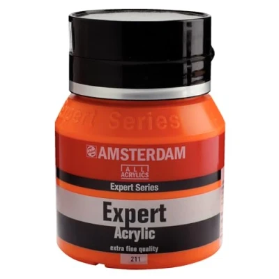 Image of Amsterdam Expert Artists Acrylic Paint 400ml Cadmium orange