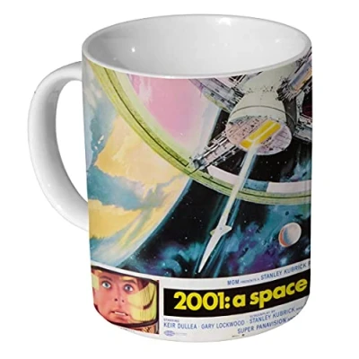 Image of mugmart 2001 A Space Odyssey Advertising Ship Ceramic Coffee Mug/Cup