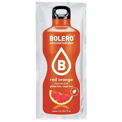 Image of Bolero Essential Hydration Sugar Free Fruit Drink Red Orange 12 Sachets