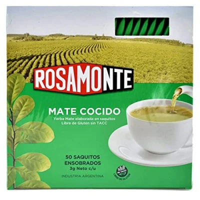 Image of Rosamonte Yerba Mate Tea Bags Traditional 150 g Maturation time is 12 months