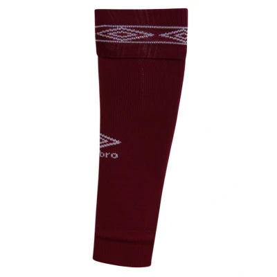 Image of Umbro Mens Diamond Leg Sleeves (New Claret/White) Multicolour Size Large
