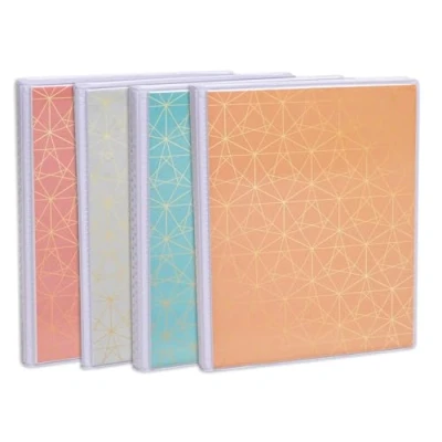 Image of Exacompta Ref 65002E Mini Pocket Photo Album 130 x 160mm in Size, 24 Pages with Hard Wearing Plastic Pockets, Holds Up To Photos Random Design Cover