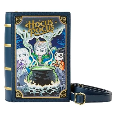 Image of Loungefly WDTB2850 Hocus Pocus Book Kids Crossbody Bag One Size Multicolour