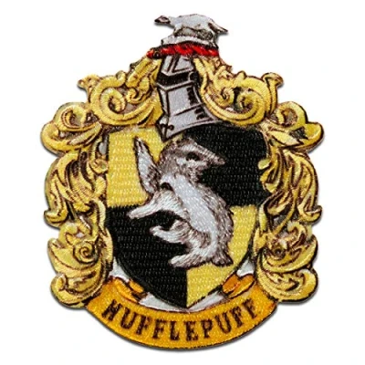 Image of Harry Potter © Hufflepuff Crest Patch/Iron On/Patch/Applique/Iron On/Applique/Patches/Patches