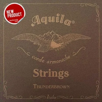 Image of Zoundhouse Aquila 165U Thunderbrown Bass Ukulele / U String Set