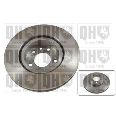 Image of BDC4439P Brake disc QUINTON HAZELL BDC4439 296mm 28mm 5 110mm Vented VAUXHALL: Senator Mk2, Omega Saloon, Carlton Mk3 Limousine