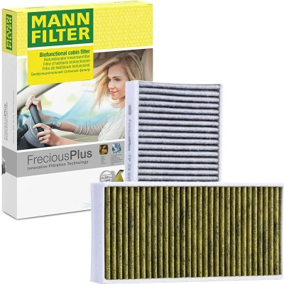 Image of 64116835404, 64116835405, 64116835406, 64316835404, 64316835405 Pollen FILTER MANN FP 23 015 2 BMW: X2, X1, 1 Hatchback, MINI: Hatchback