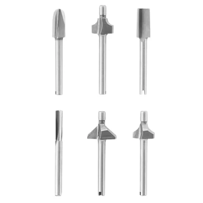 Image of Dremel 692 6 Piece Router Bit Set,Silver