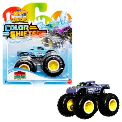Image of Hot Wheels HGX06 Monster Trucks Car Color Changing Assorted Models, Multicoloured