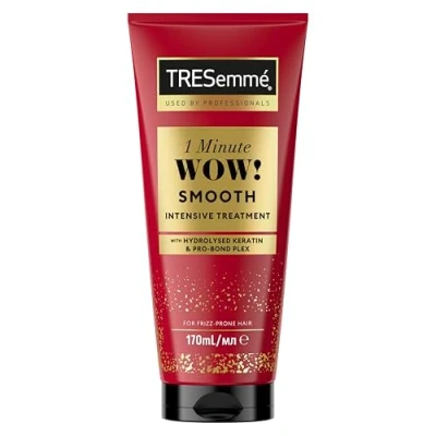 Image of TRESemmé 1 Minute WOW Smooth Intensive hair Treatment with hydrolysed keratin &amp; Pro Bond Complex for frizzy, damaged 170 ml