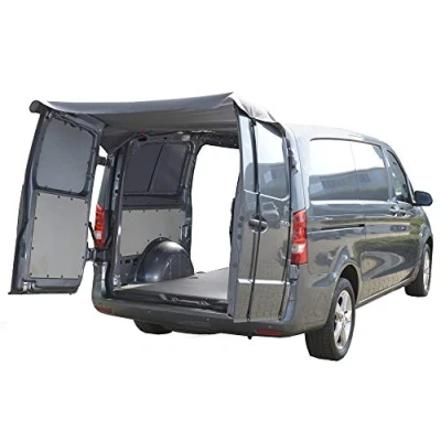 Image of UK Custom Covers BDC510G Tailored Rear Barn Door Awning Cover Grey To Fit Mercedes Vito 2014 Onwards