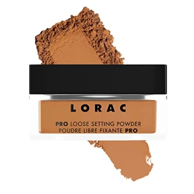 Image of LORAC, PRO Loose Setting Powder, Ultra Blurring Natural Finish, Make Up Powder for a Professional Up, Vegan and Cruelty Free, Cinnamon Shade