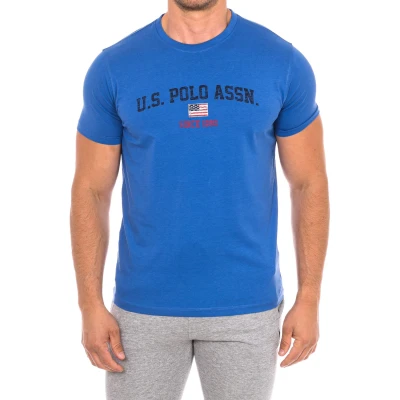 Image of U.S. POLO Mens Short sleeve t shirt 66893 man Blue Size Medium