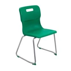 Image of Titan Skid Base Chair Size 5 430mm Seat Height Green T25 GN