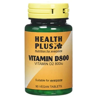 Image of Health Plus Vitamin D 800iu Supplement 90 Tablets