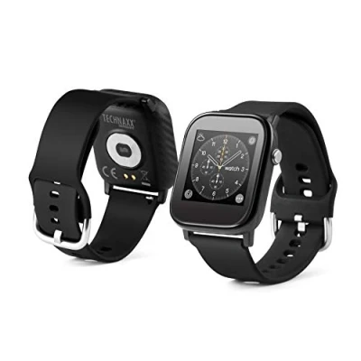 Image of Technaxx Germany Water Resistant Smart Watch Sport Fitness Tracker Temperature Heart Rate Monitor Anti Lost Function for IOS Android TX SW6HR