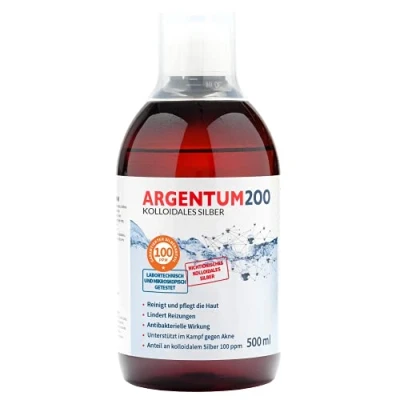 Image of Argentum 200 Colloidal Silver 100ppm 500ml