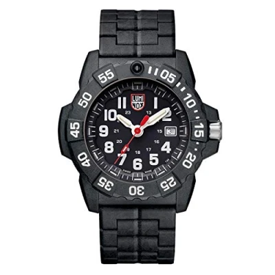 Image of Luminox Navy Seal XS.3502.L Mens Watch 45mm Military Dive in Black Date Function 200m Water Resistant