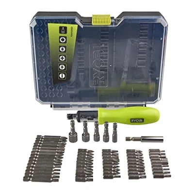 Image of Ryobi RAK59SD Screwdriver Kit (59 Piece)
