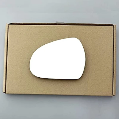 Image of Fits Peugeot 207 2006 to 2018 Convex Wing Mirror Glass LEFT HAND (UK Passenger Side)