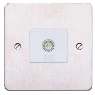 Image of MK Edge K14320BSSW TV/ FM Single Non Isolated Socket