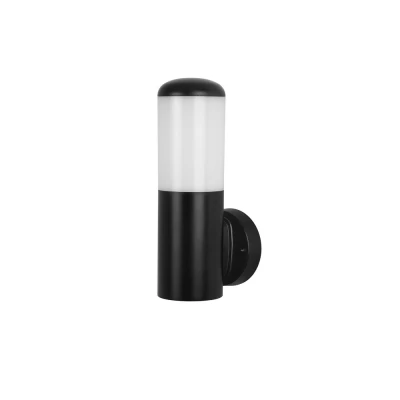 Image of Indoo Outdoor Modern Wall Light Black IP44 E27 40W