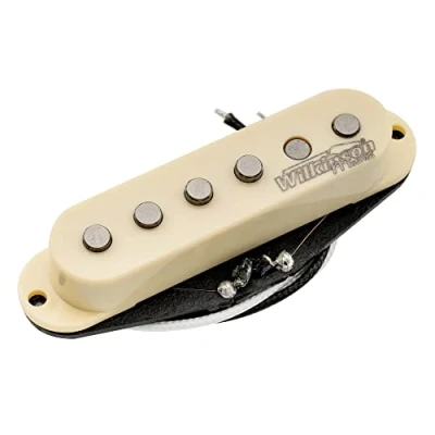 Image of Wilkinson Vintage 60&#039;s Staggered Alnico 5 Single Coil Neck Pickup for Strat Style Electric Guitar, Cream